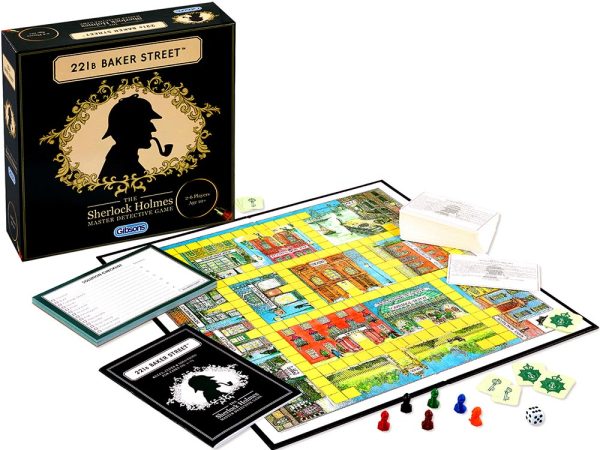 221B BAKER STREET - THE SHERLOCK HOLMES MATER DETECTIVE GAME For Cheap