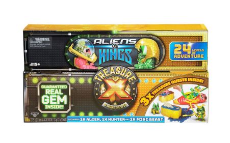 TREASURE X SERIES 3 ALIENS VS KINGS 3 PACK CHEST Online Sale