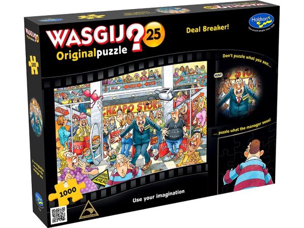 WASGIJ ORIGINAL 25 DEAL BREAKER 1000 PC PUZZLE Online Hot Sale