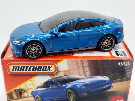 Matchbox Tesla Model S (2025 Mix 2 B Basic - Power Grabs) Online now