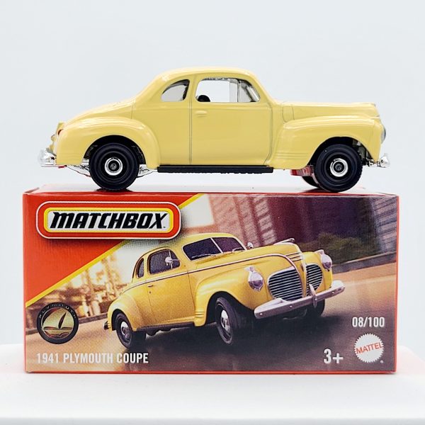 Matchbox  41 Plymouth Coupe (2024 Mix 12 M Basic - Power Grabs) Fashion