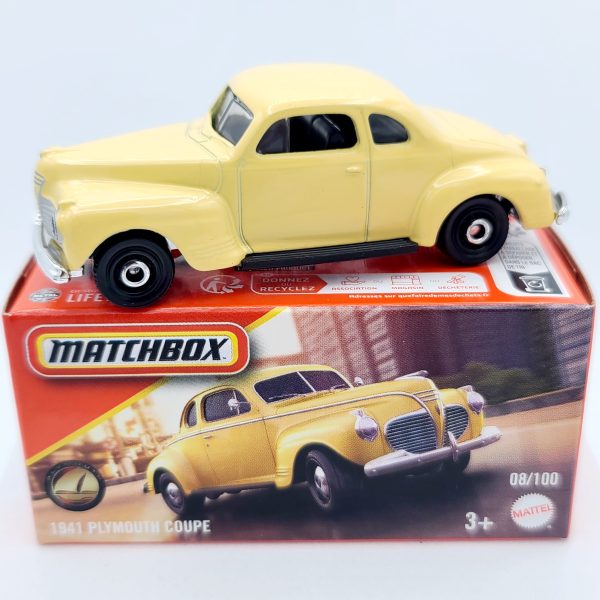 Matchbox  41 Plymouth Coupe (2024 Mix 12 M Basic - Power Grabs) Fashion