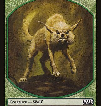 Wolf Token [Magic 2014 Tokens] Discount