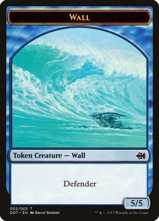 Wall Token [Duel Decks: Merfolk vs. Goblins Tokens] Online now