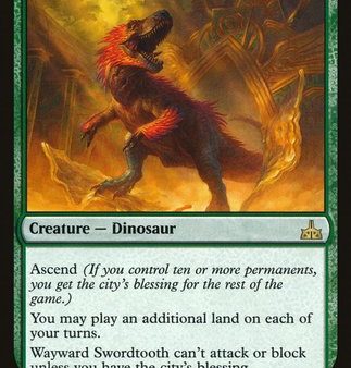 Wayward Swordtooth [Rivals of Ixalan] Online