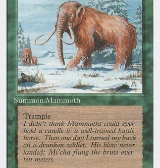 War Mammoth [Fourth Edition] Discount