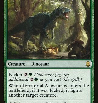 Territorial Allosaurus [Dominaria] Discount