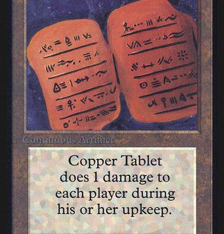 Copper Tablet [Limited Edition Alpha] Hot on Sale