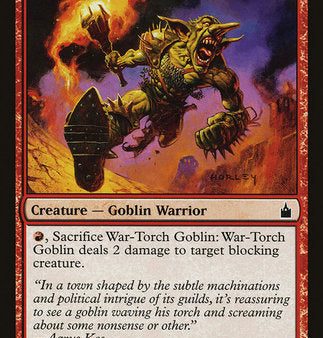 War-Torch Goblin [Ravnica: City of Guilds] on Sale