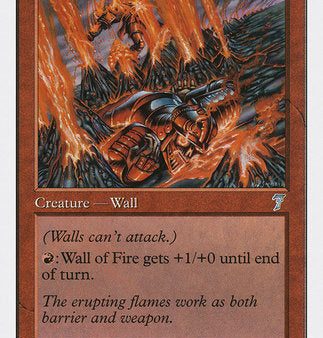 Wall of Fire [Seventh Edition] Hot on Sale