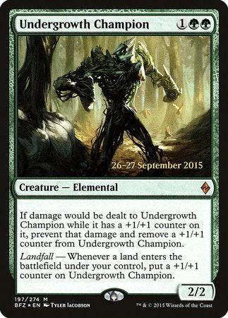 Undergrowth Champion [Battle for Zendikar Promos] Sale