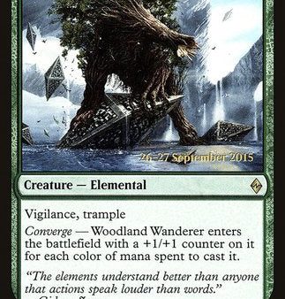 Woodland Wanderer [Battle for Zendikar Promos] Online Sale