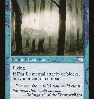 Fog Elemental [Weatherlight] For Sale