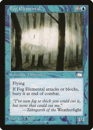 Fog Elemental [Weatherlight] For Sale