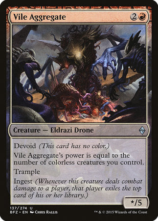 Vile Aggregate [Battle for Zendikar] Cheap