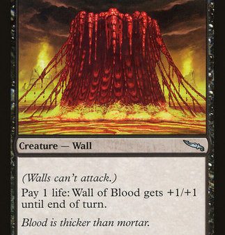 Wall of Blood [Mirrodin] Online Hot Sale