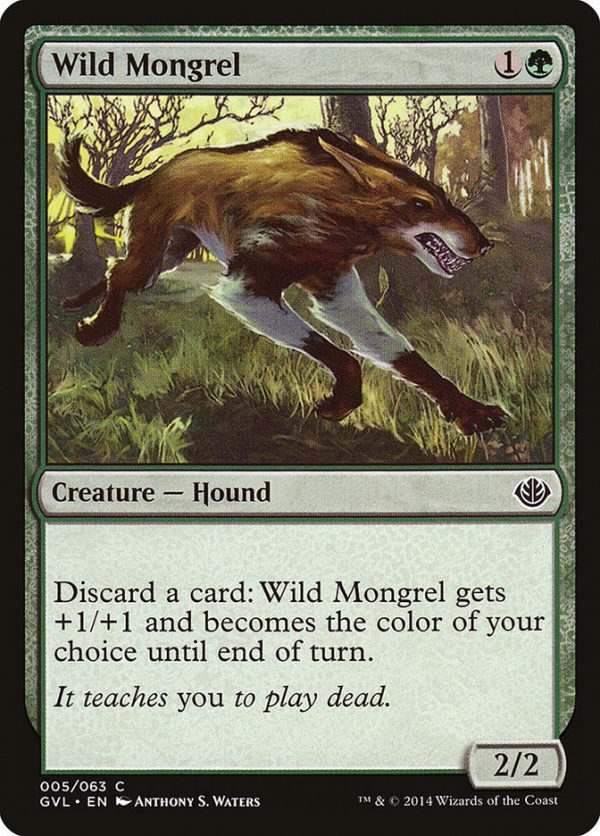 Wild Mongrel (Garruk vs. Liliana) [Duel Decks Anthology] Online